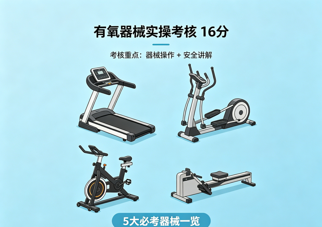 2026年初级健身教练实操考试全攻略|4大科目+标准+零分雷区,备考必看(图4) 2026年初级健身教练实操考试全攻略|4大科目+标准+零分雷区,备考必看(图4)